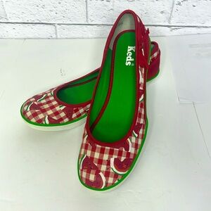 Keds Red Watermelon Wedge Size 8.5‎